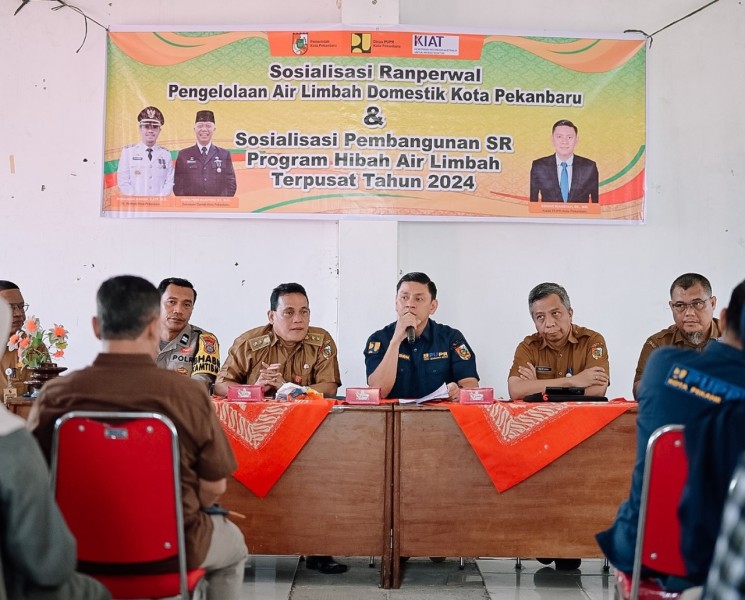 Dinas PUPR Pekanbaru Sosialisasikan Ranperwal Pengelolaan Air Limbah dan Pembangunan Sambungan Rumah