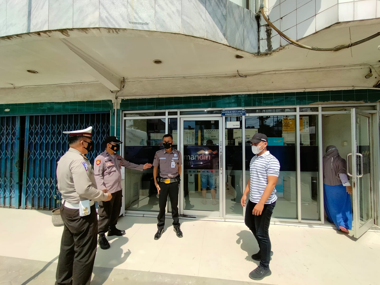 Gelar Patroli, Polsek Pangkalan Kerinci Cegah Aksi C3 dan Sampaikan Prokes