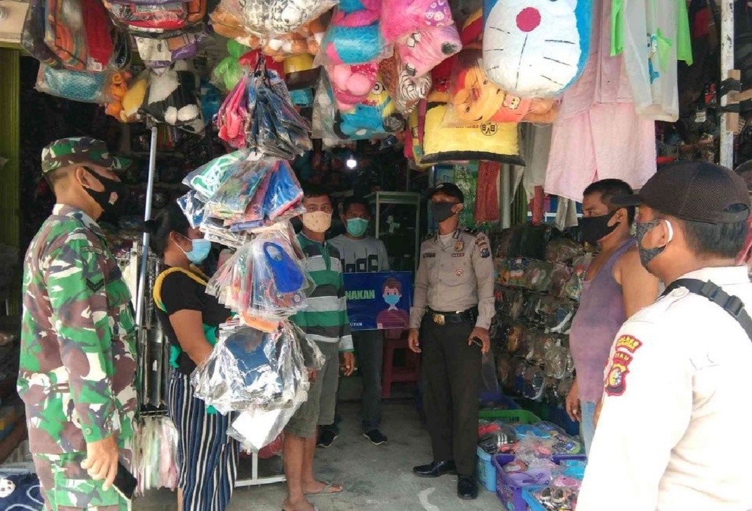 Polsek Kerumutan Ajak Masyarakat Disiplin Protokol Kesehatan