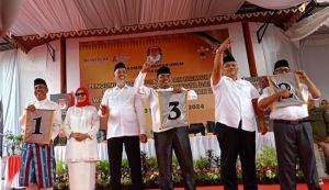 Pasangan Calon Pilkada Dumai Sudah Kantongi Nomor Urut