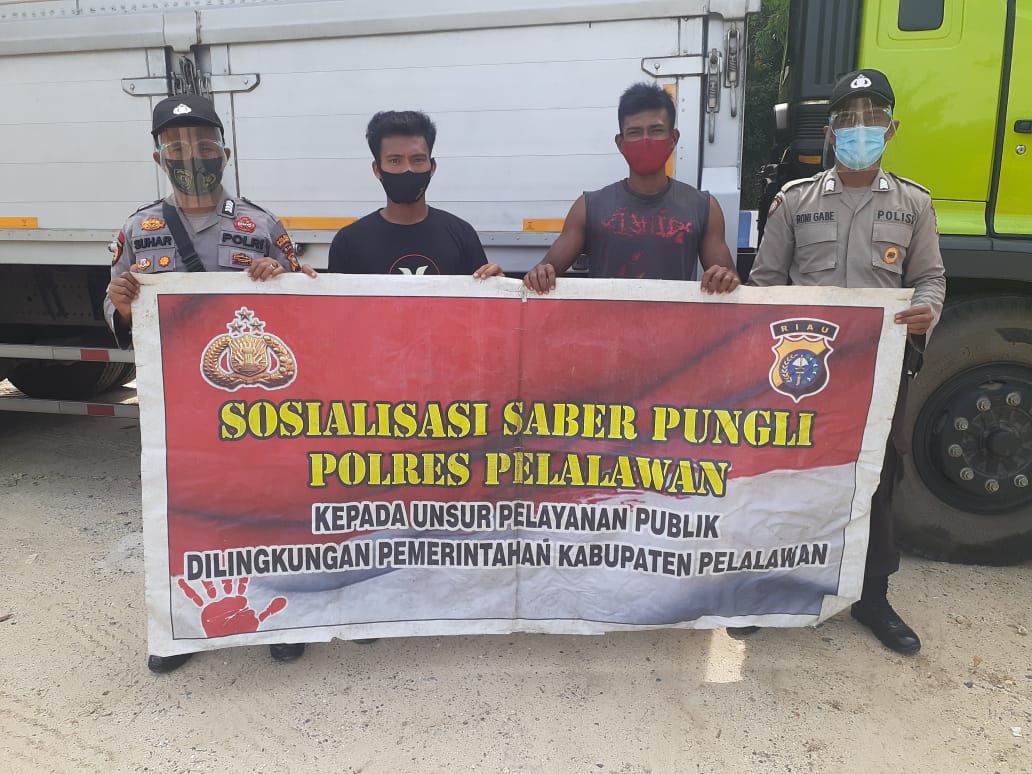 Polsek Bandar Sei Kijang Sosialisasikan Berantas Pungli