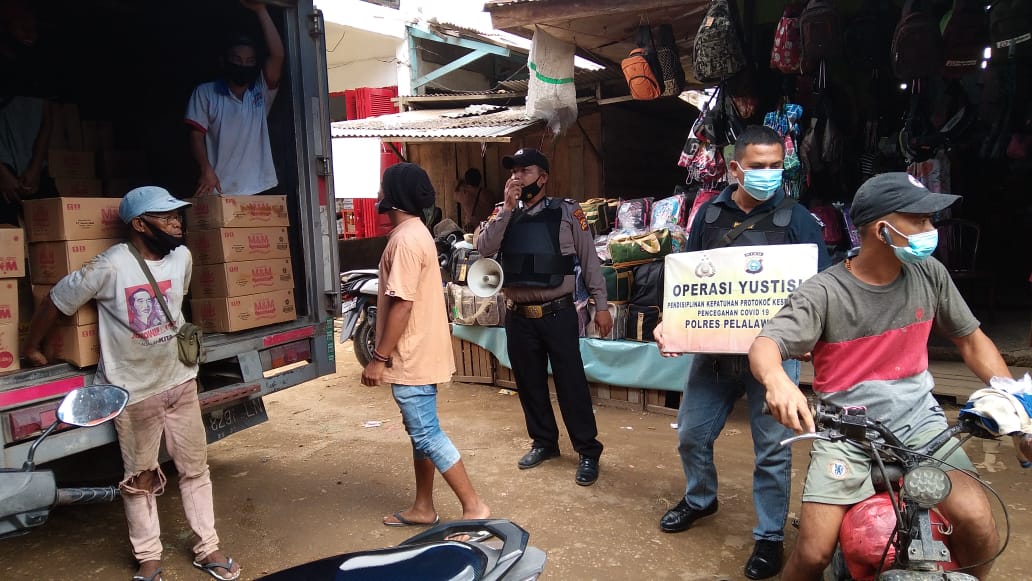 Polsek Ukui Gencar Laksanakan Operasi Yustisi, Tekan Penyebaran Covid-19