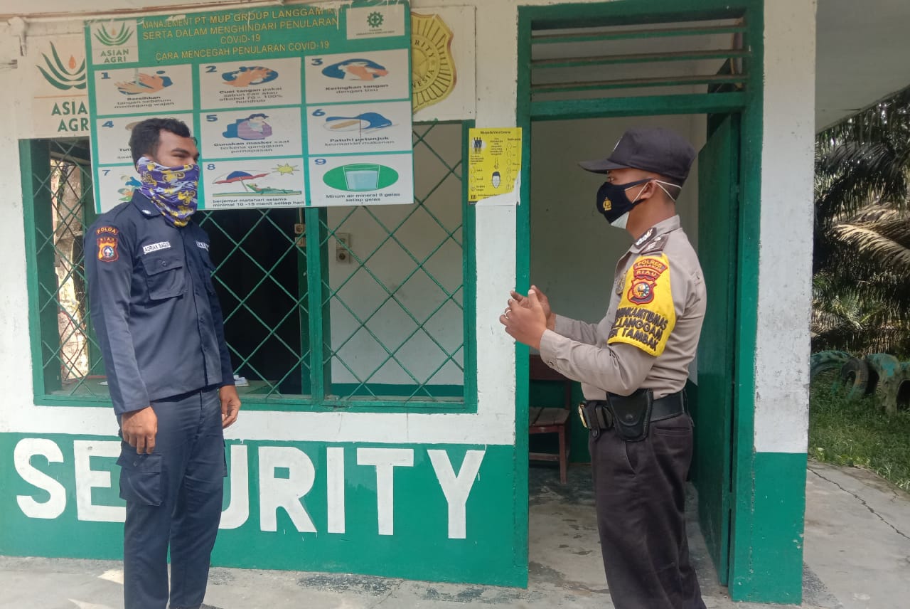 Jaga Keamanan Lingkungan, Polsek Langgam Lakukan ini