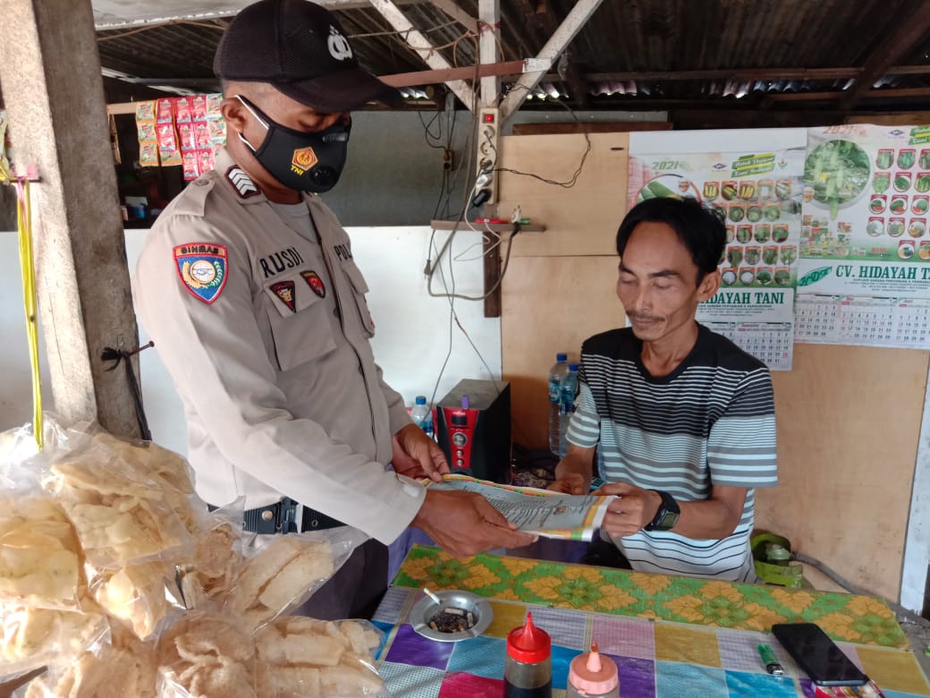 Polsubsektor Pelalawan Lakukan Upaya Pencegahan Karhutla dengan Cara Ini