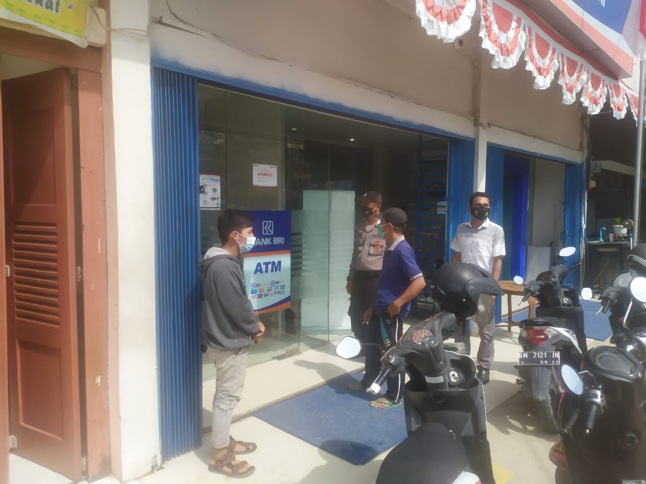 Polsek Pangkalan Kerinci Gelar Patroli Pastikan Wilayah Aman dan Disiplin Prokes