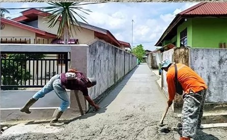 Libatkan OMS, Tahun Ini Dinas Perkim Pekanbaru Lanjutkan Program Padat Karya
