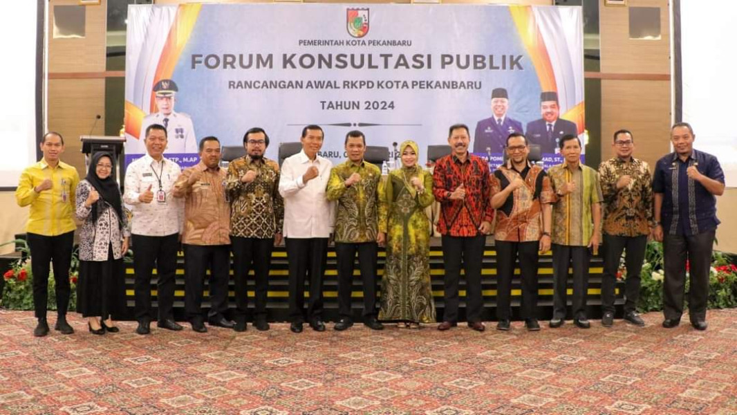 Kepala BPKAD Pekanbaru Hadiri Forum Konsultasi Publik RKPD