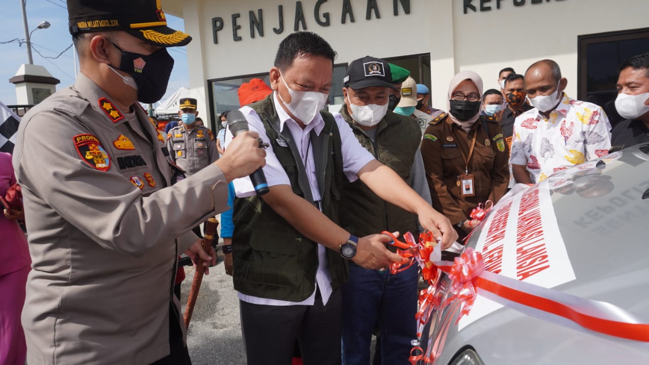 Polres Pelalawan Gelar Vaksinasi Massal dalam Rangka Hari Bhayangkara ke-75