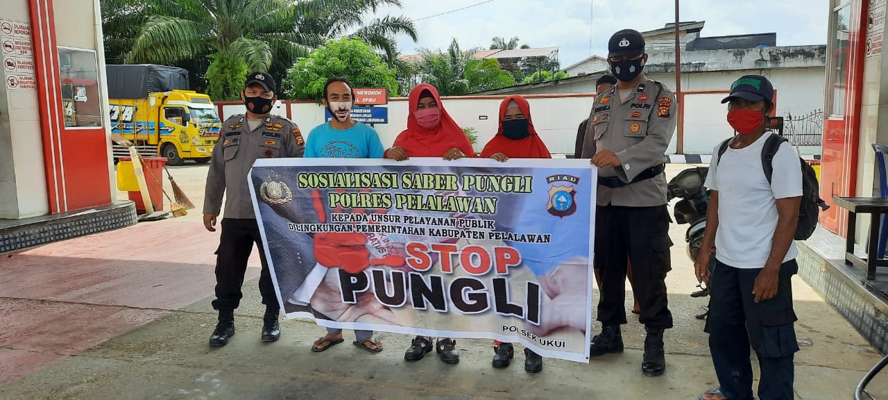 Polsek Ukui Konsisten lakukan sosialisasi Saber Pungli di Wilayah Hukumnya