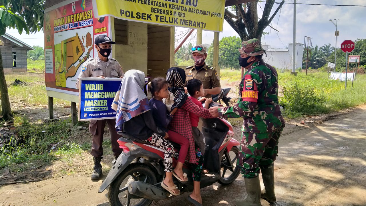 Polsek Teluk Meranti Imbau Masyarakat Terapkan Protokol Kesehatan