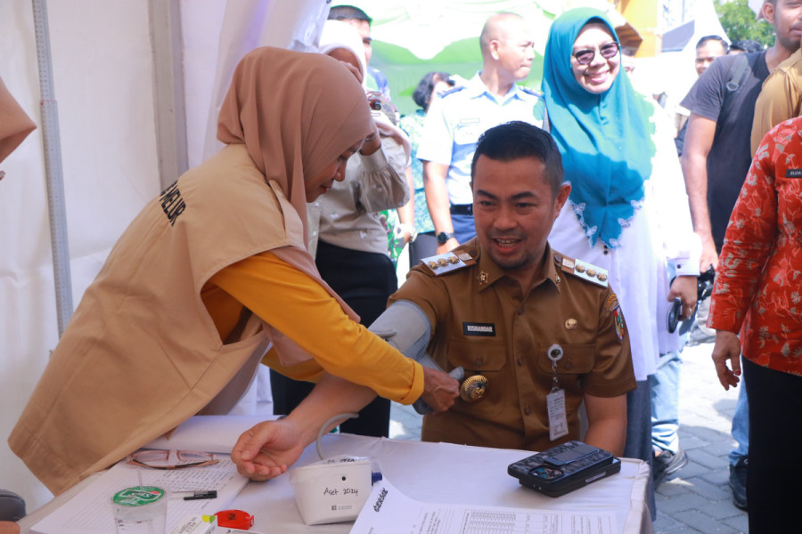 Peringati Hari Kesehatan, Pemko Pekanbaru Gelar Cek Kesehatan Gratis