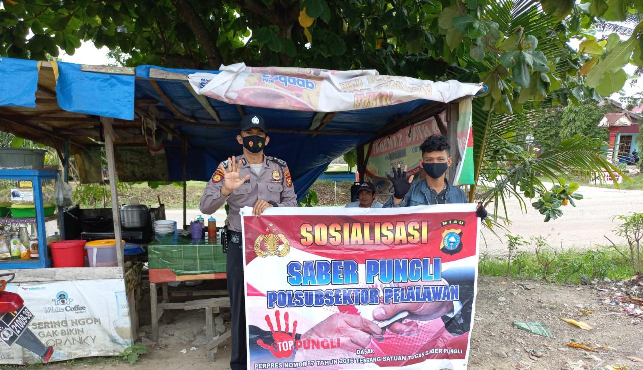 Polsubsektor Pelalawan Sapu Bersih Pungli di Wilayah Binaan