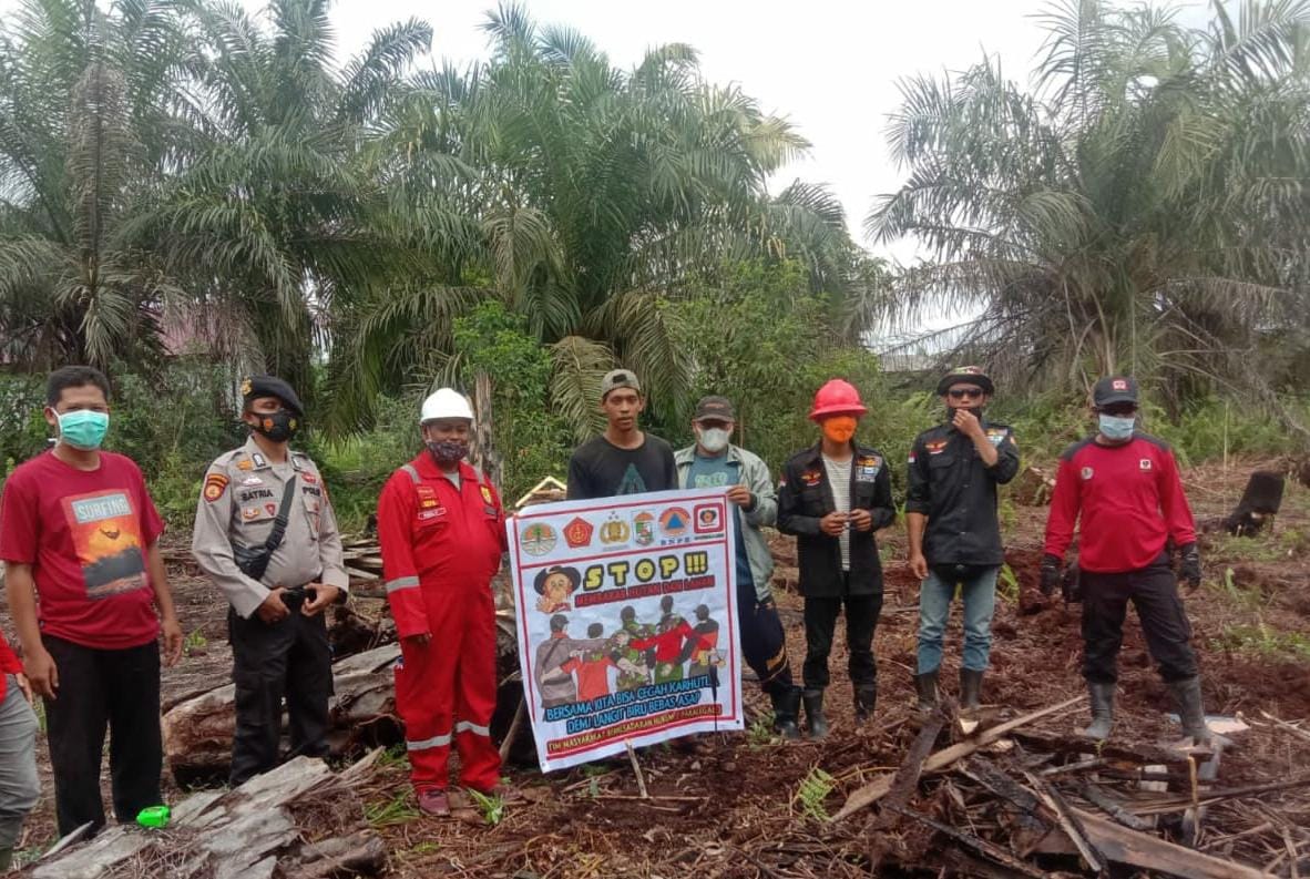 Polsek Teluk Meranti Gelar Patroli Terpadu Karhutla