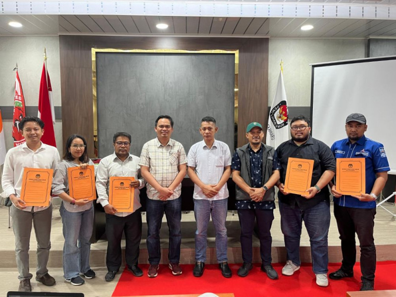 KPU Pastikan 5 Pasangan Calon Pilwako Pekanbaru Memenuhi Syarat