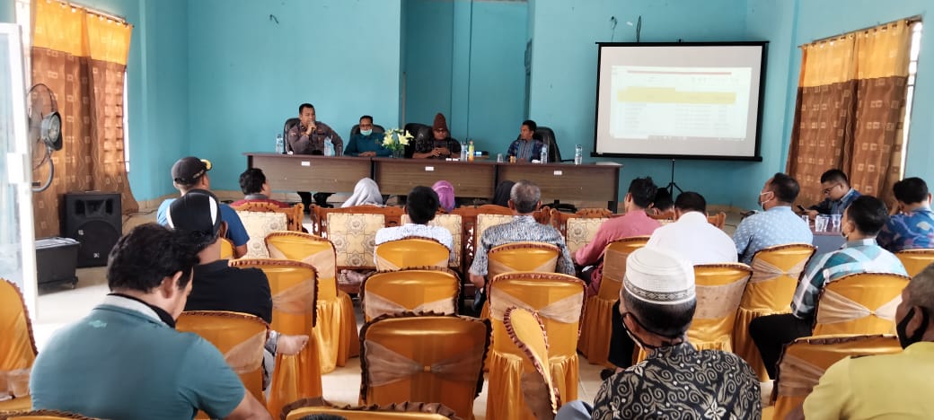 Polsek Bandar Sei Kijang Gelar Sosialisasi Karhutla kepada Warga Desa Kiyab Jaya
