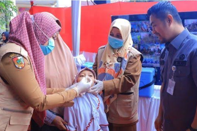 Vaksinasi Polio Tahap Pertama Belum Capai Target, Dinkes Pekanbaru Jemput Bola