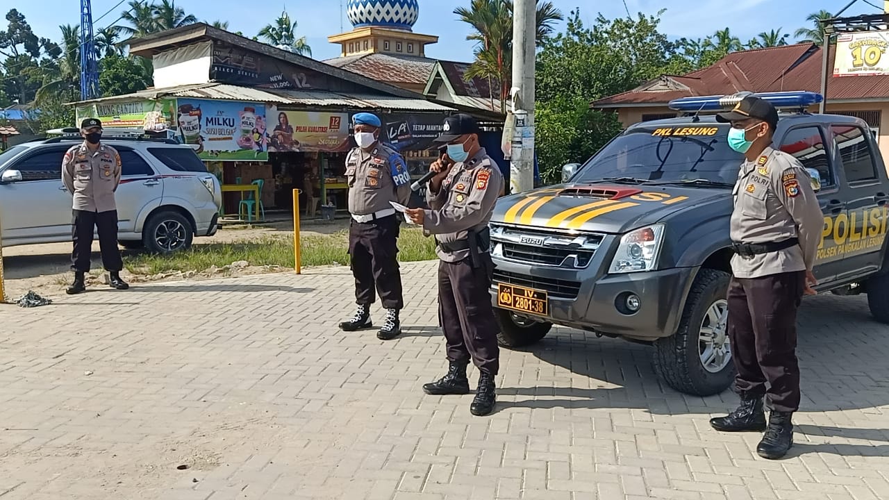 Polsek Pangkalan Lesung Imbau Warga Gunakan Hak Pilih
