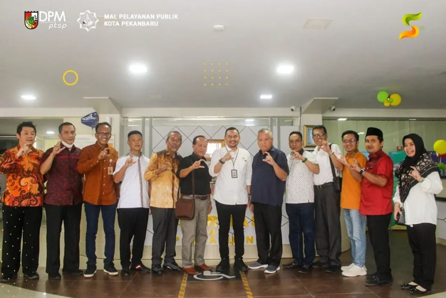 DPRD Kota Batam Kunjungi DPMPTSPPekanbaru, Konsultasi tentang Pengawasan Berusaha Berbasis Risiko