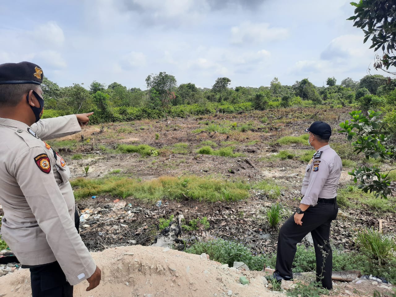Polsek Pangkalan Kerinci Kembali Melakukan Patroli Karhutla