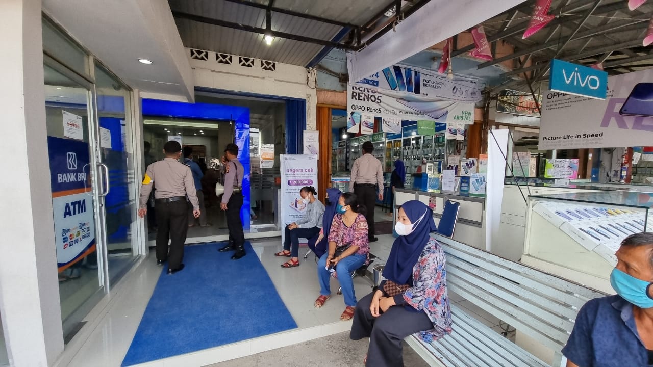 Operasi Yustisi, Polsek Pangkalan Kuras Kembali Pantau Wilayah Binaan dari Covid-19