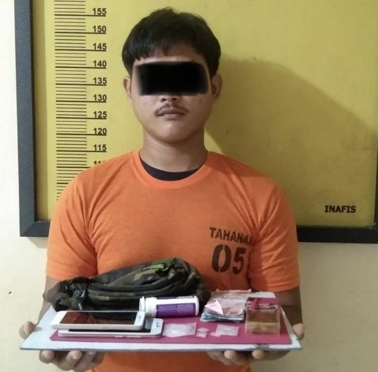 Gudang Percetakan Batako Jadi Tempat Transaksi Narkoba, Pelaku Ditangkap