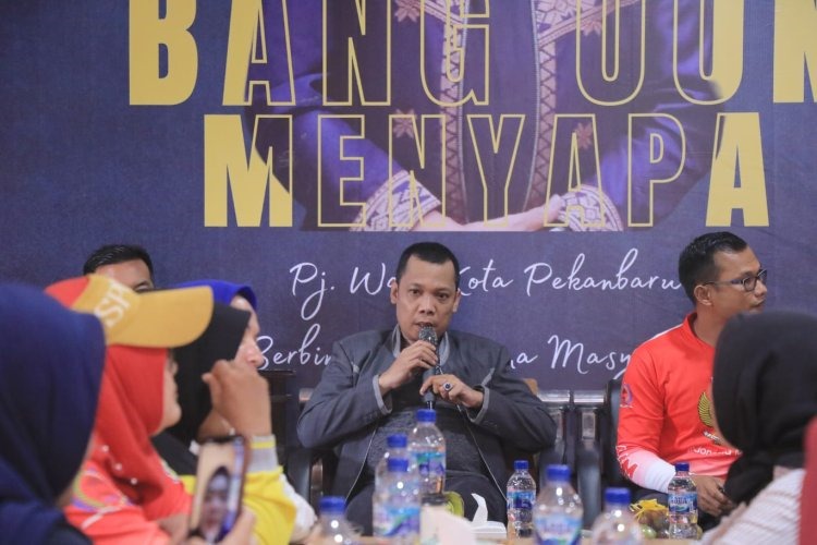 Kepala Disdik Abdul Jamal Hadiri Kegiatan Bang Uun Menyapa Warga Kecamatan Senapelan