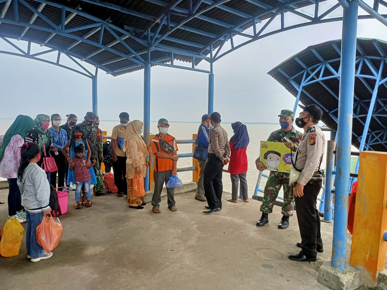 Penerapan Prokes Terus Dipantau Polsek Kuala Kampar