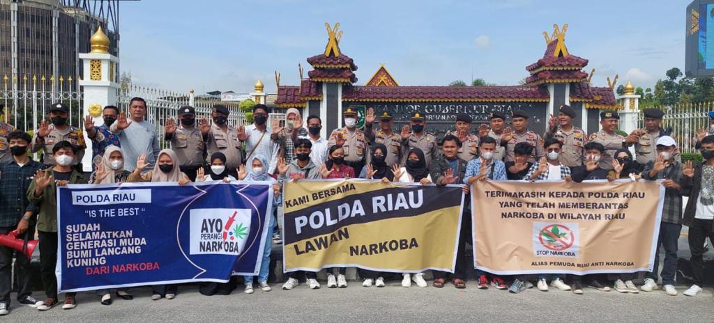 Berantas Narkoba di Bumi Lancang Kuning, APRAN Berikan Apresiasi kepada Polda Riau