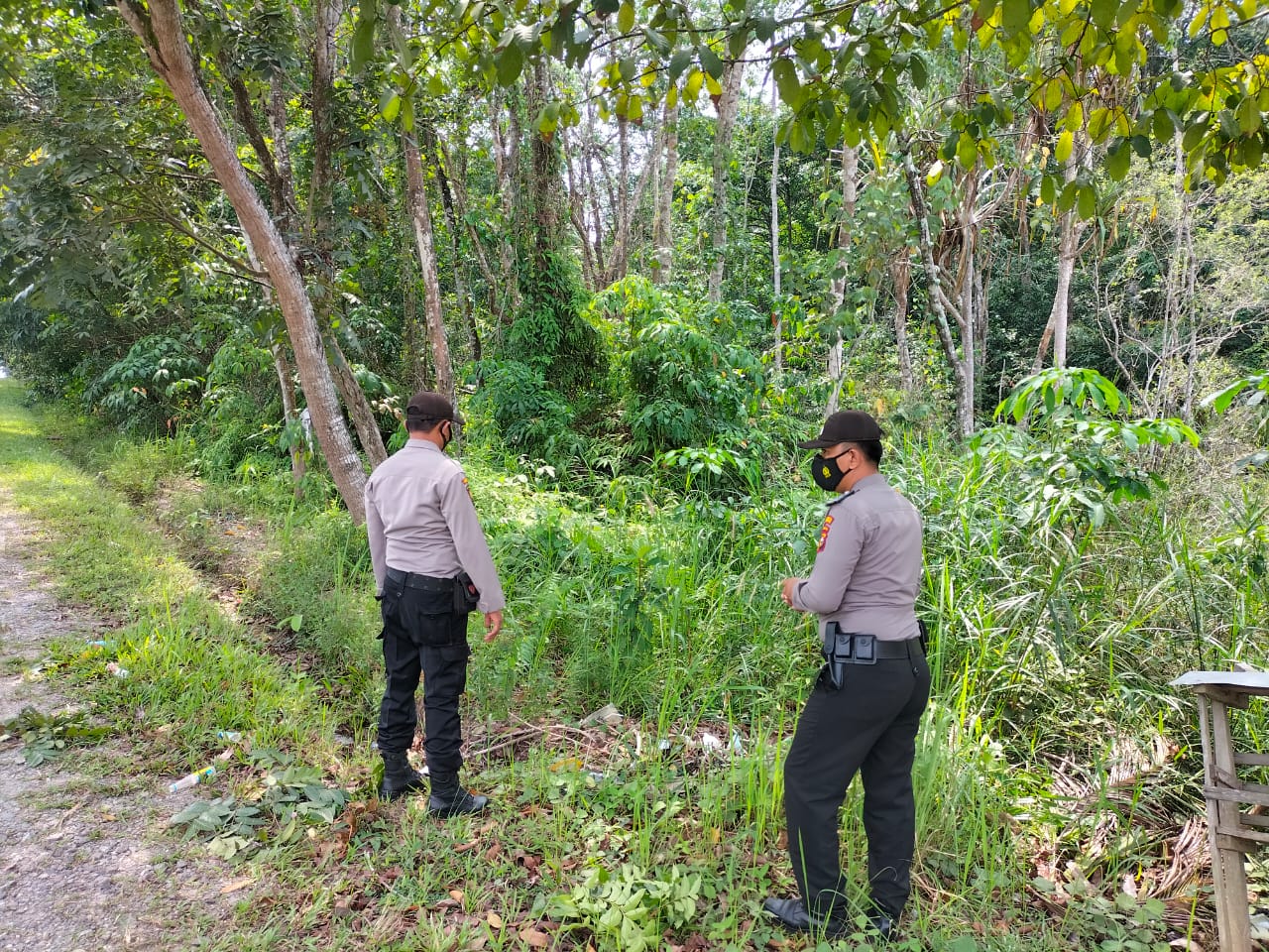 Antisipasi Karhutla di Kecamatan Pangkalan Lesung, Polri Setempat Lakukan Patroli Lahan