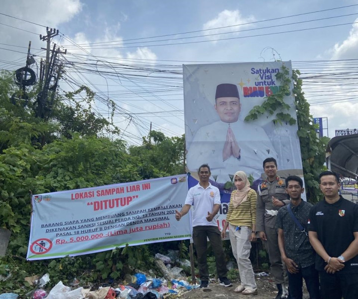 DLHK Pekanbaru Tutup TPS Ilegal di Jalan Imam Munandar dan Perketat Patroli Rutin