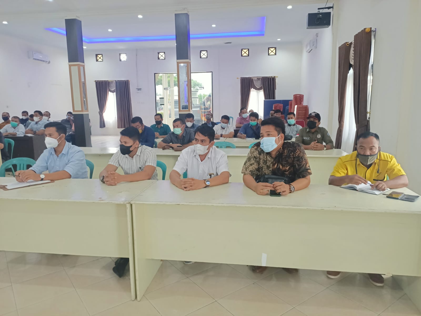 Kapolres Pelalawan Gelar Rapat Terkait Penanganan Covid-19 Bersama Sejumlah Perusahaan