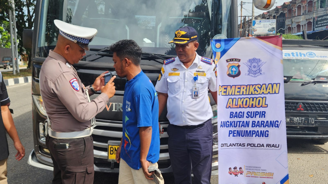 Dishub dan Ditlantas Razia Gabungan, 36 Pengemudi di Pekanbaru Kena Tilang