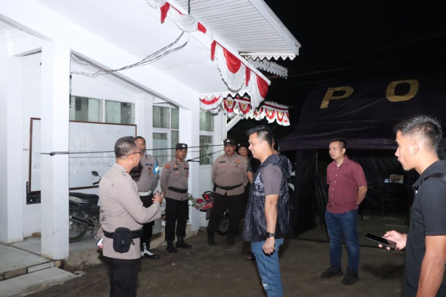 Siaga Pilkada! Kapolres Inhu Cek Langsung Kesiapan Personel di Lapangan