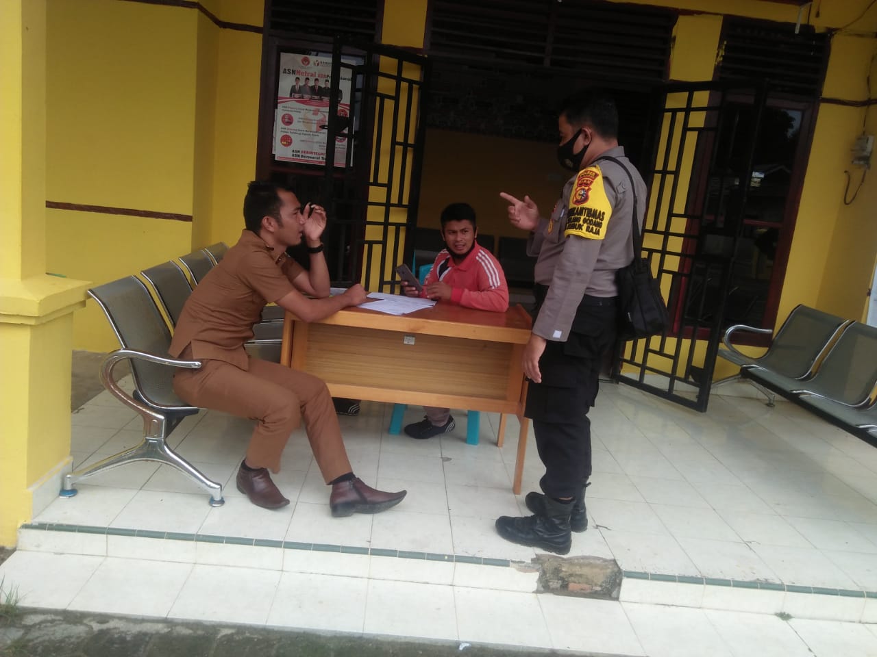 Polsek Bunut Gelar patroli C3 Sekaligus Imbauan AKB