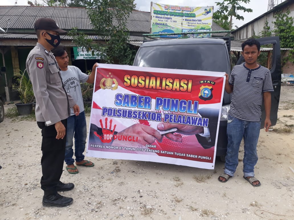 Polsubsektor Pelalawan Kembali Sosialisasikan Saber Pungli