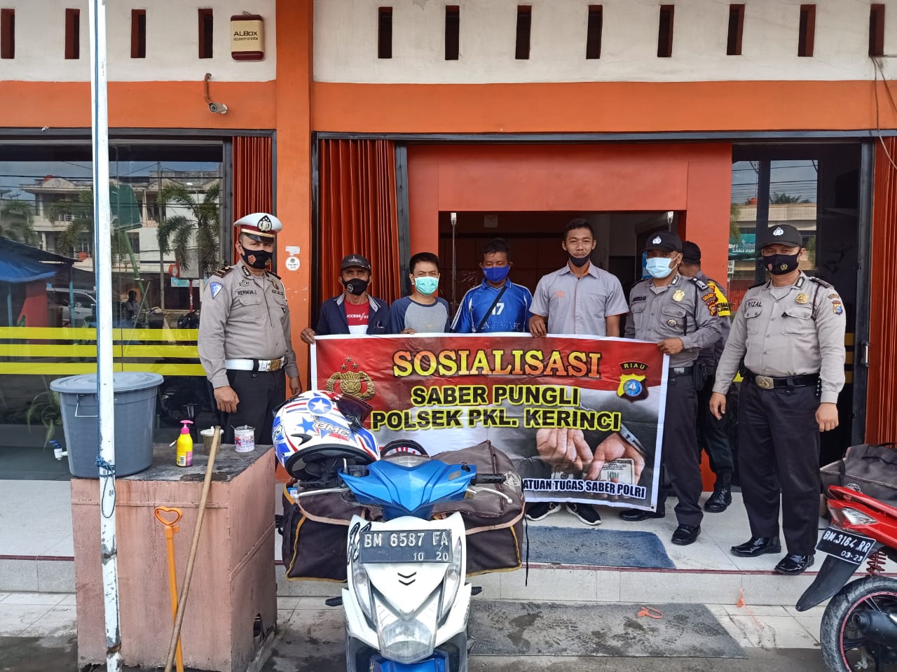 Polsek Pangkalan Kerinci Sapu Bersih Pungutan Liar di Wilayah Binaan
