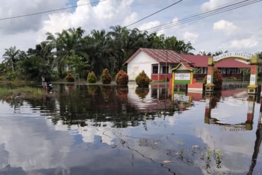 Inhil Tetapkan Status Tanggap Darurat Banjir Selama 14 Hari