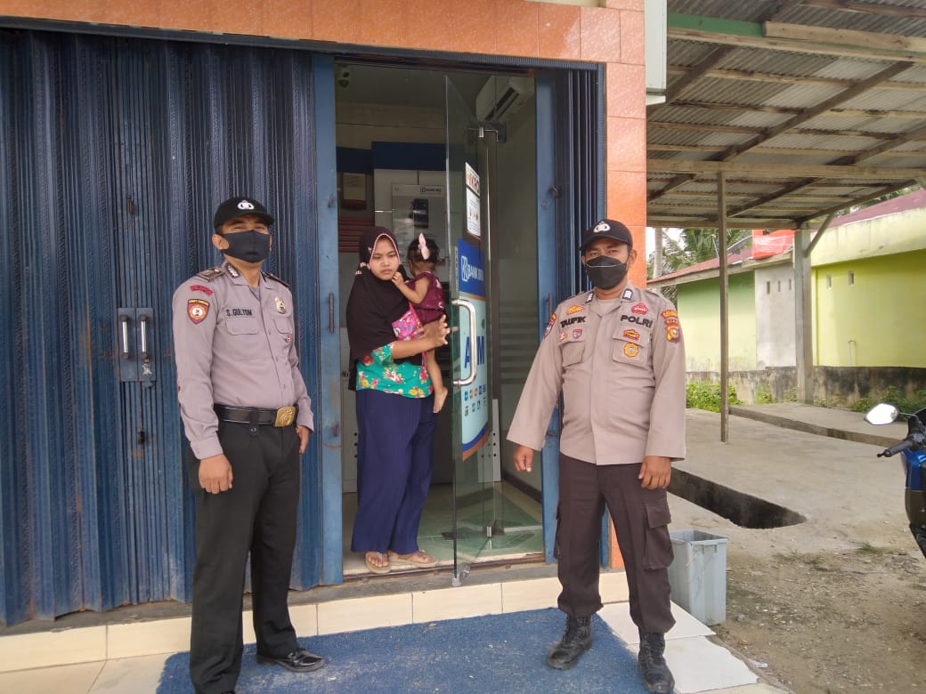 Polsek Bunut Patroli Cegah Aksi C3 Sekaligus Sosialisasikan Prokes