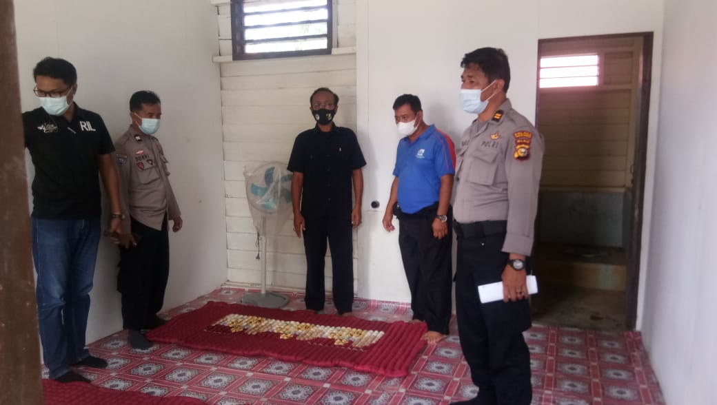 Polsek Pangkalan Kuras Tinjau BOR di Perusahaan