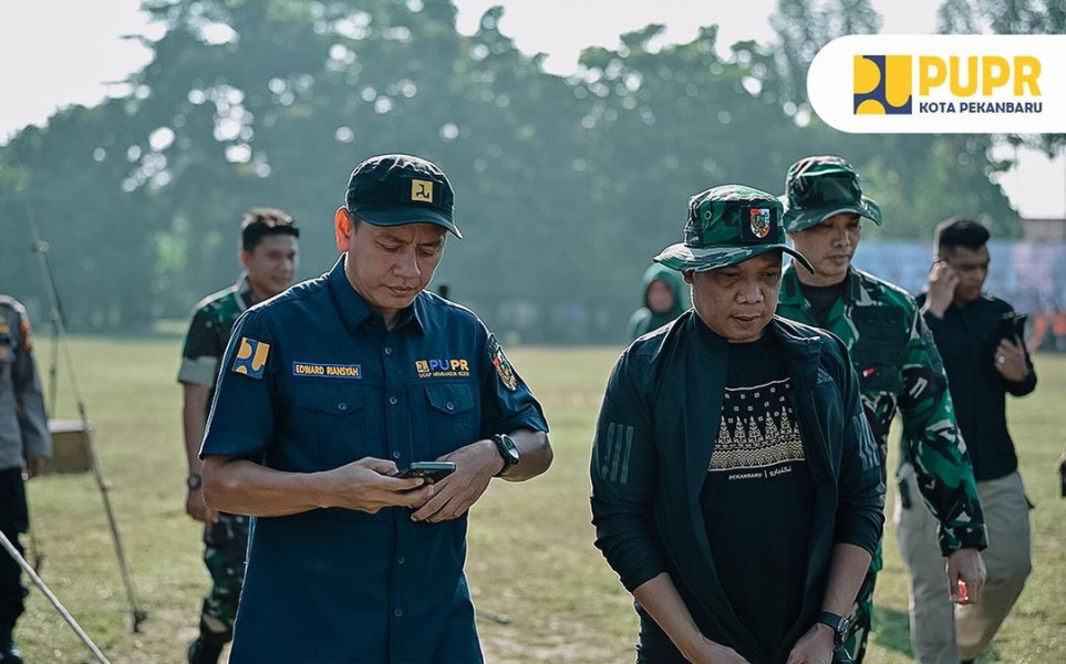 Goro di Empat Titik, Kepala Dinas PUPR Pekanbaru Dampingi Pj Walikota