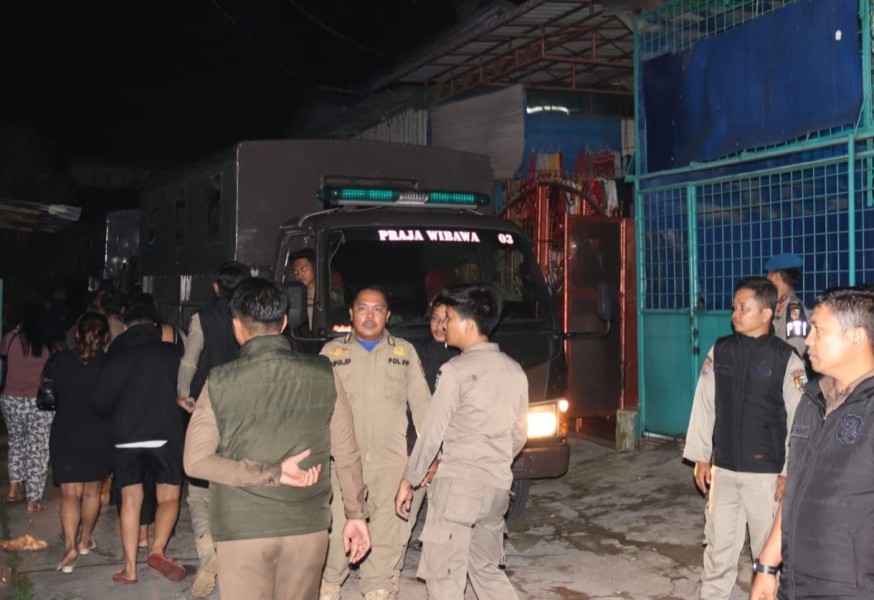 Satpol PP Pekanbaru Gelar Operasi Pekat, Puluhan PSK Diamankan
