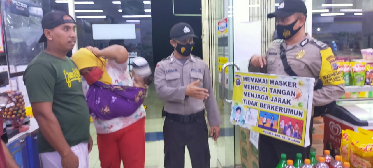 Tirainews.com - Polsek Bandar Sei Kijang, jajaran Polres Pelalawan menggelar operasi yustisi penerap