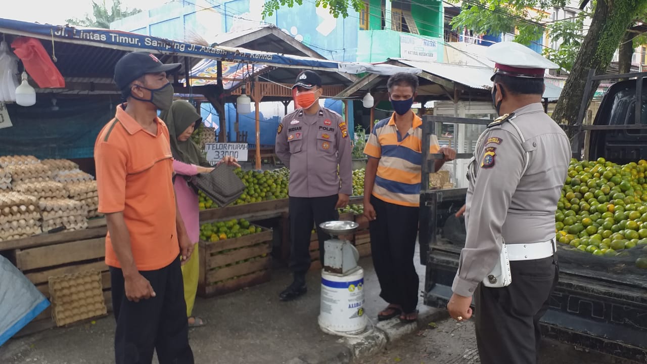 Polisi Pangkalan Kerinci Galakkan Operasi Yustisi