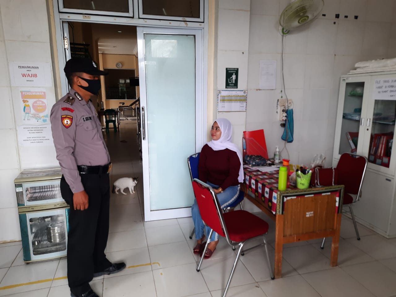 Waspada Aksi C3 dan Covid-19, Polsek Bunut Gelar Patroli dan Imbauan Prokes