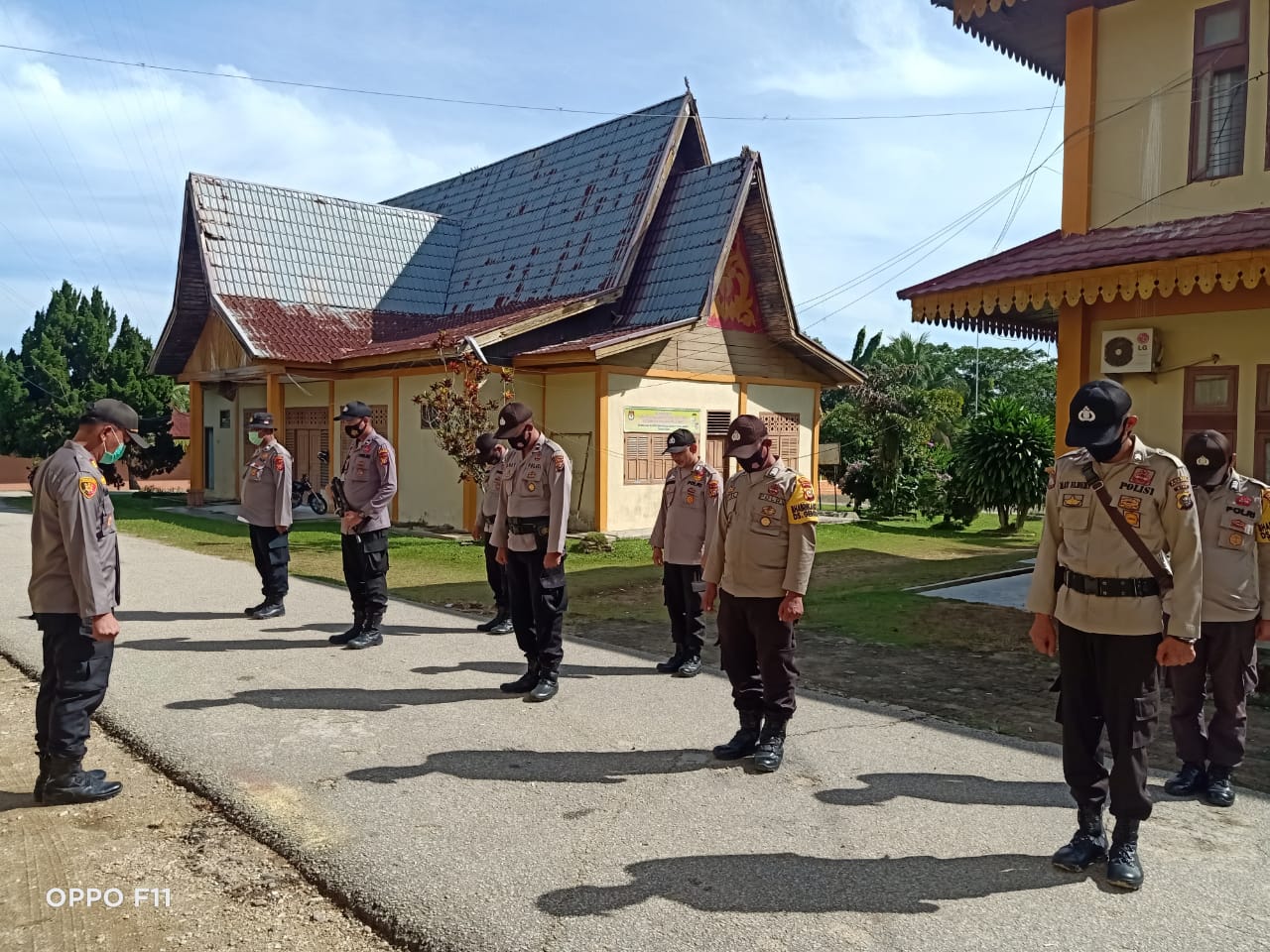 Polsek Pangkalan Lesung Lakukan Pengamanan Kotak Suara di PPK