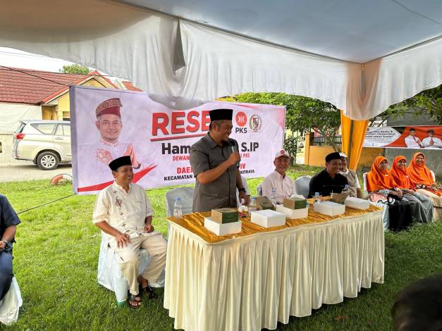 Reses di Kelurahan Air Dingin, Hamdani Sebut PKS Komit Hadir Untuk Masyarakat