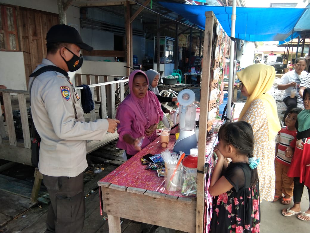 Begini Upaya Polsek Teluk Meranti Untuk Mencegah Covid-19