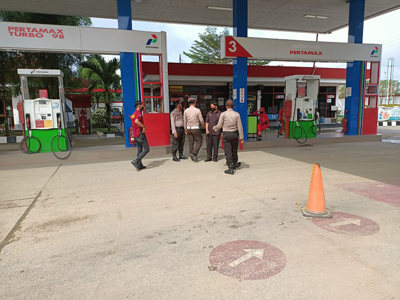 Jamin Keamanan Wilkum, Polsek Pangkalan Kerinci Gencarkan Patroli C3