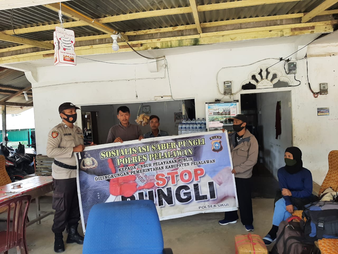 Polsek Ukui Ajak Warga Ikut Berantas Pungli