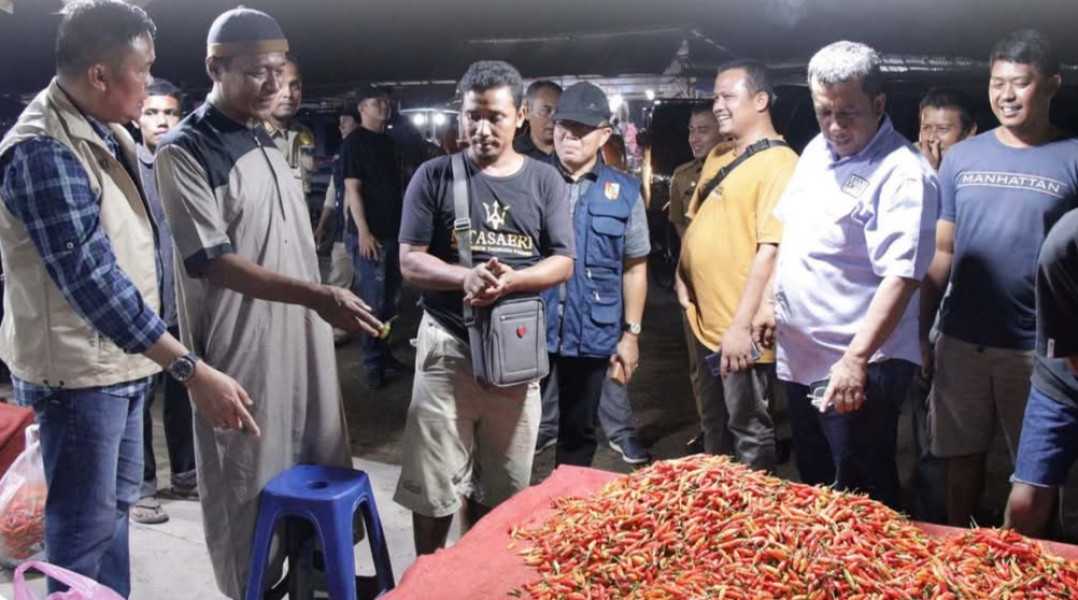 Pj Walikota Pekanbaru Pastikan Pasokan Bahan Pokok Jelang Nataru Aman